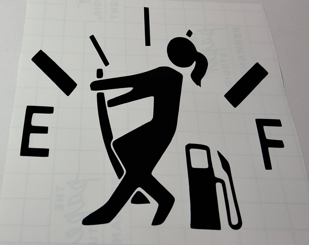 Gas decal sticker shipping included