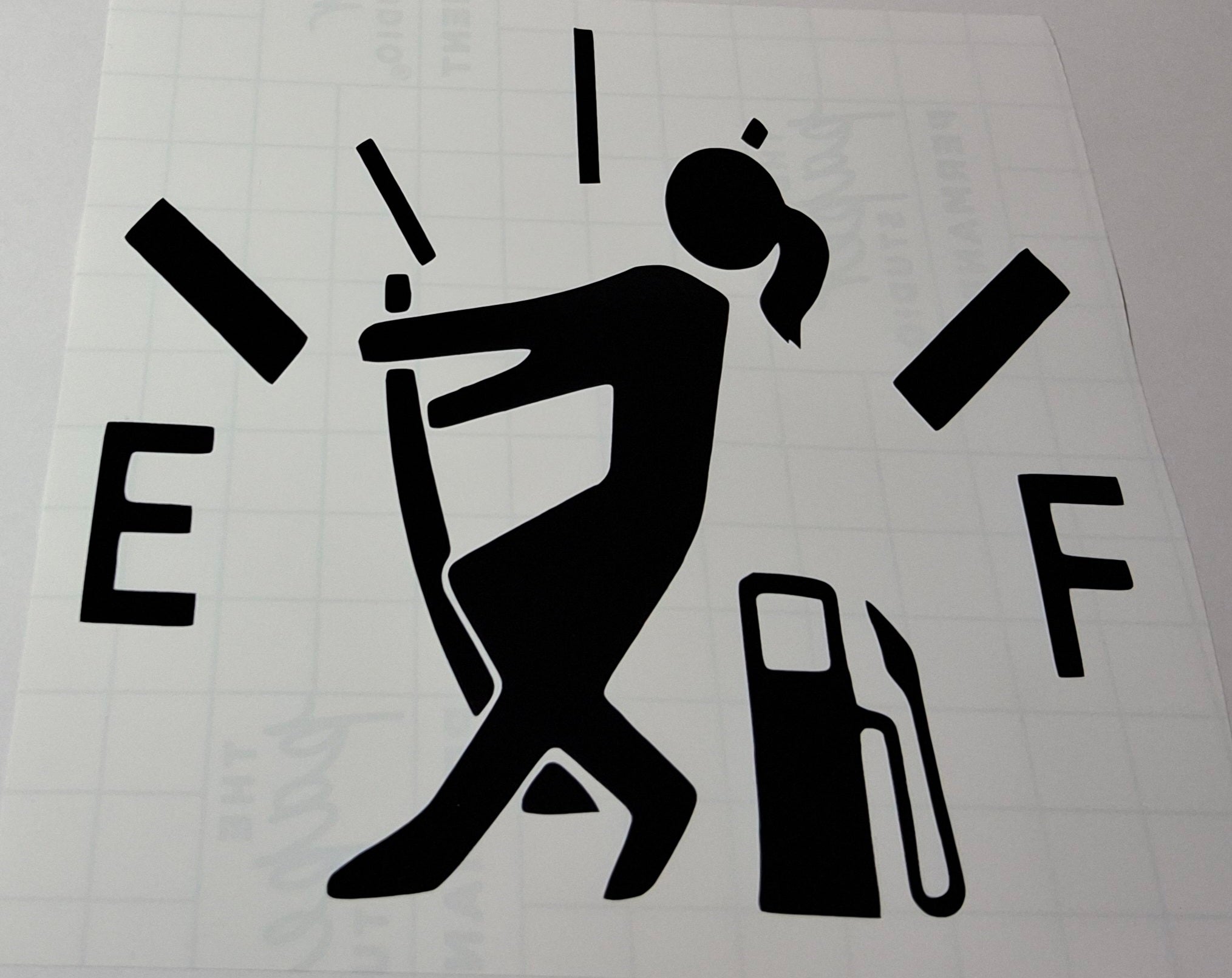 Gas decal sticker shipping included