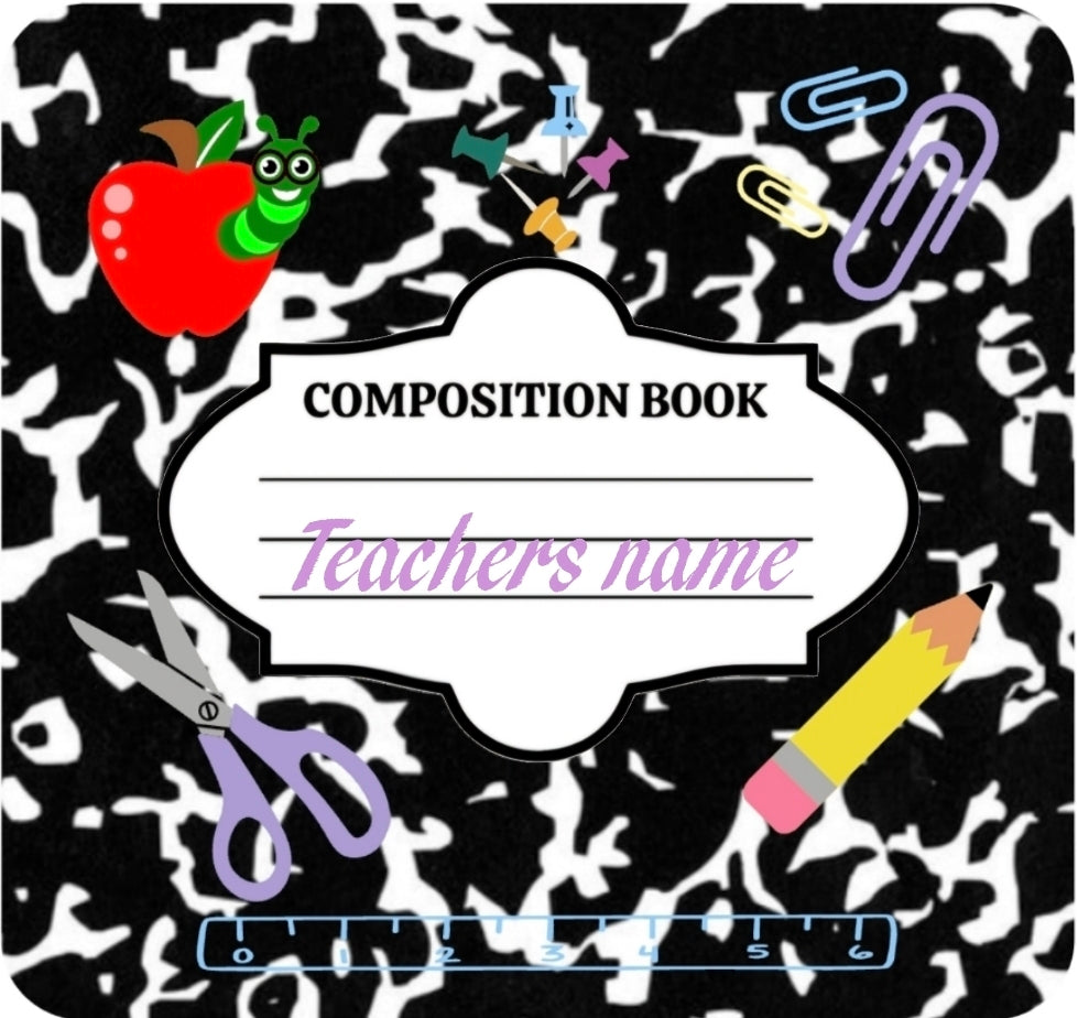 Custom teacher name mousepad shipping included