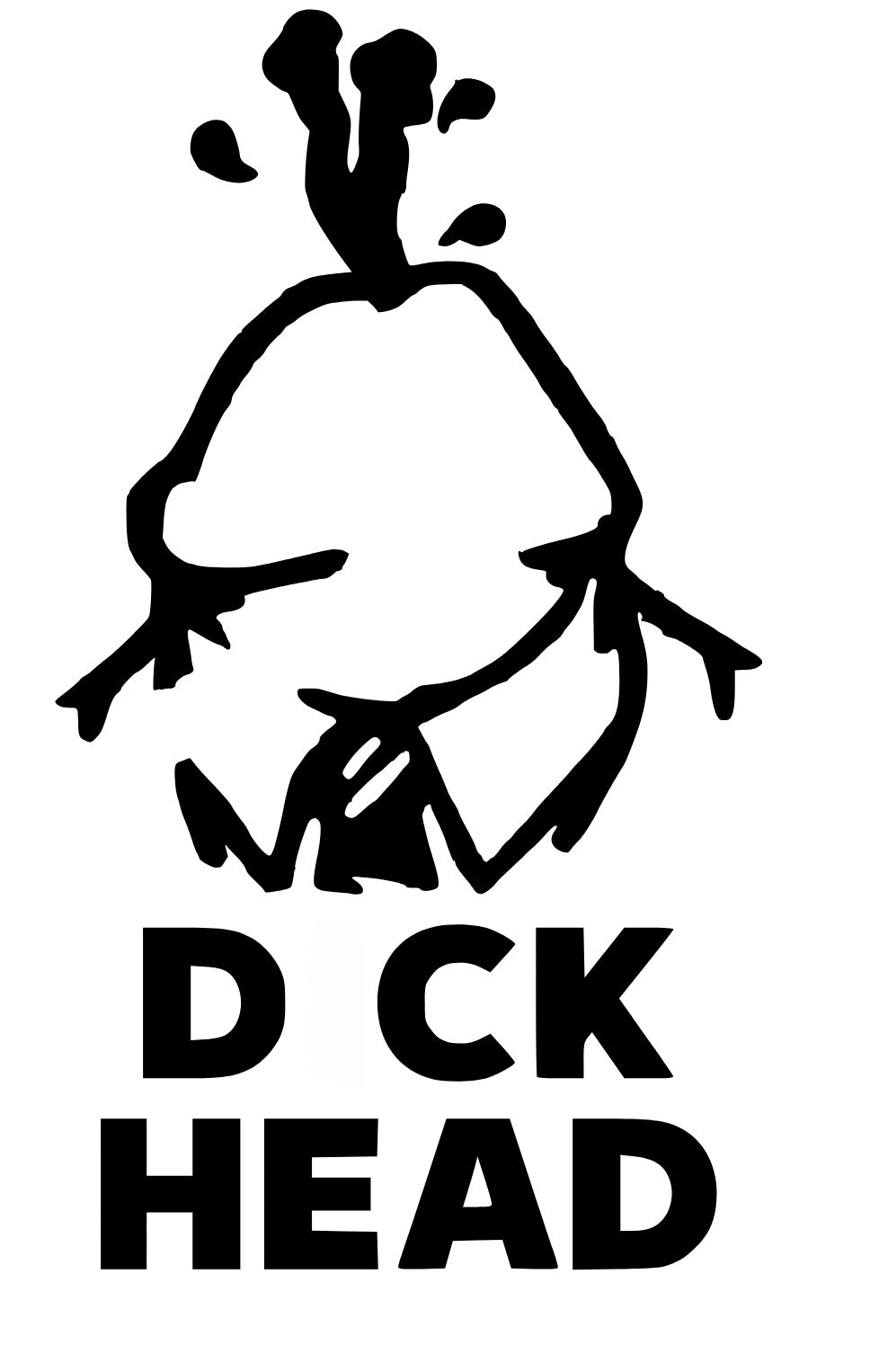 D*ck head sticker shipping included