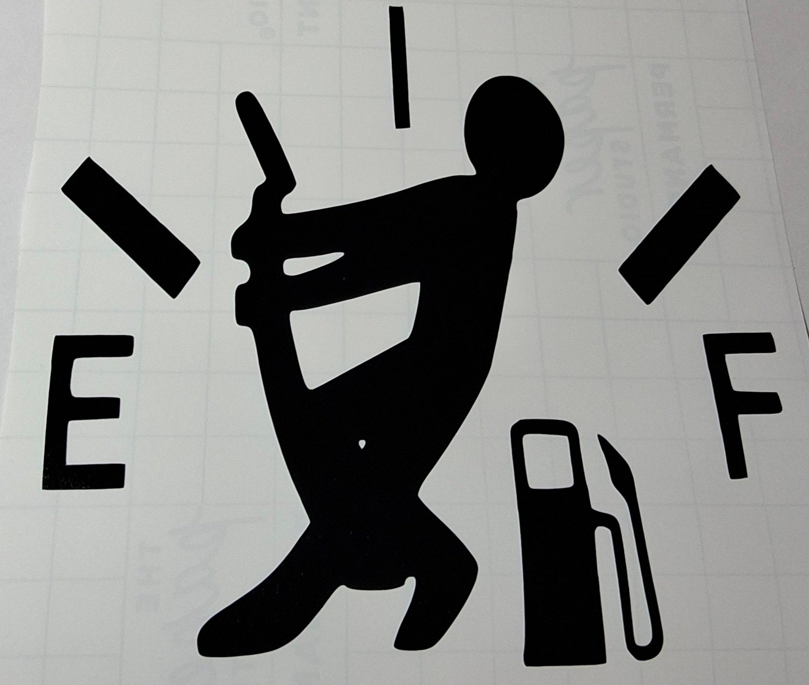 Gas decal sticker shipping included