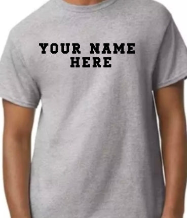 Custom  name male adult tshirt shipping included